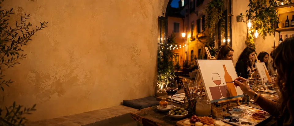Bar Paola, Bar con cortile